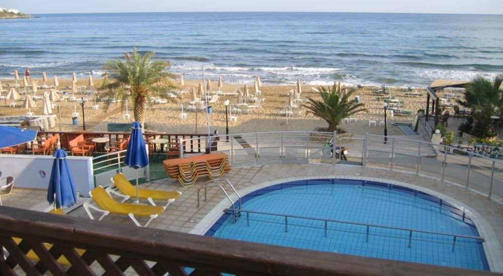 Eleni Beach Stalida Bagian luar foto